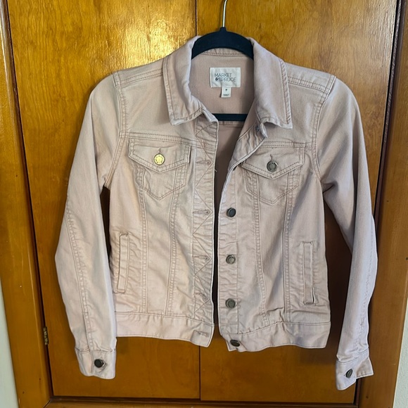 Market & Spruce Jackets & Coats Light Pink Jean Jacket Poshmark